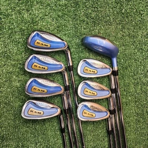 Ladies RAM CRAIGTON 8 Pc. Iron Set 4-9, SW, PW, R Flex Steel Shaft Right Handed  - Picture 1 of 15