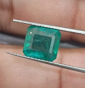 GSI Certified 3.42ct Medium Deep Green Emerald Natural Loose Gemstone - Picture 1 of 10