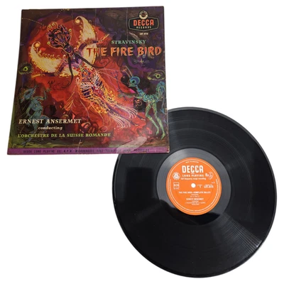 Stravinsky The Firebird Decca LP Ballet Ernest Ansermet Classical Vinyl Vintage - Image 1 of 4