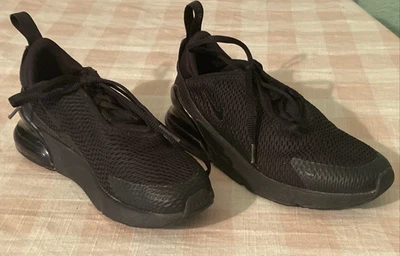 Tênis Nike Air Max 270 Little Kids preto AO2372-006 tamanho 2Y - Imagem 1 de 4