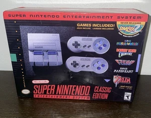 NEU IN BOX Nintendo Classic Mini SNES 512MB Spielkonsole - Grau - Bild 1 von 3