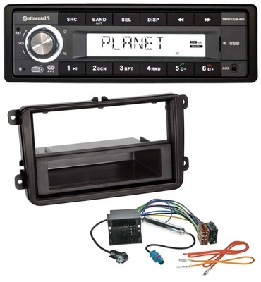Continental USB 1DIN AUX DAB MP3 Autoradio für Skoda Praktik / Superb / Yeti - Bild 1 von 4