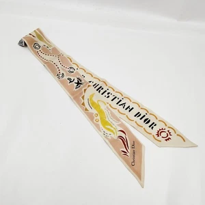 NO TARIFF Christian Dior Mitzah Pinks Silk100 3657332 - Picture 1 of 10