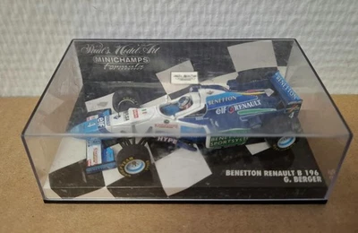 Benetton Renault Berger 1996 1/43 Minichamps Scatola Vetrina - Immagine 1 di 2