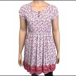 Forever 21 Boho Skaterkleid Blumen - Bild 1 von 9