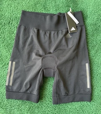 Adidas Black INDOOR CYCLING SHORTS HG1097 Womens Size Medium $140 - Image 1 of 4