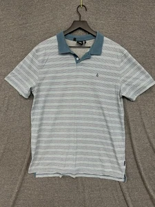 Volcom Polo Shirt Mens XL Multicolor Striped Logo Collared Outdoor Golf Tennis - Picture 1 of 5