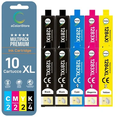 ACOLORISTORE 10 cartucce per Epson Stylus Office BX305F SX 125 130 230 235W 420W 445W 440 448