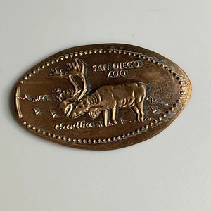 San Diego Zoo Elongated Caribu Penny Zinc - Picture 1 of 3