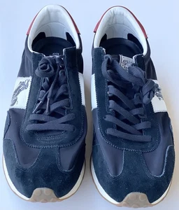 Polo Ralph Lauren Train 90 Schuhe Herren Größe 14D schwarz/rot Wildleder Laufen Sneaker " - Bild 1 von 5