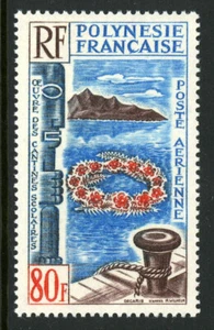 Polinesia Francesa Scott C38 como nuevo 1965 80f vista de correo aéreo sin montar o nunca montado 2L14 3 - Imagen 1 de 1