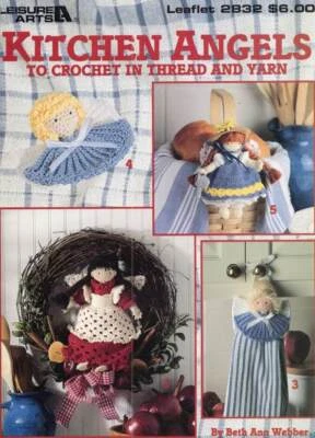 OOP!!! KITCHEN ANGELS TO CROCHET IN THREAD & YARN - Image 1 of 4