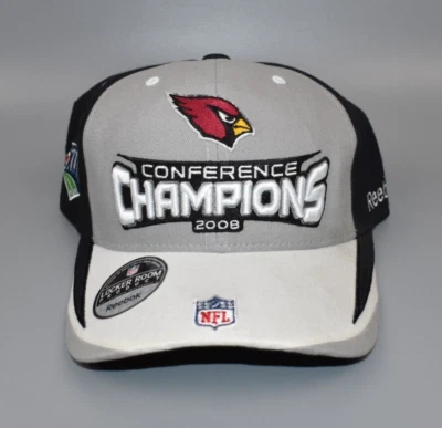 Gorra con tirantes Reebok de los Arizona Cardinals 2008 Conference Champions Foto 1 de 4