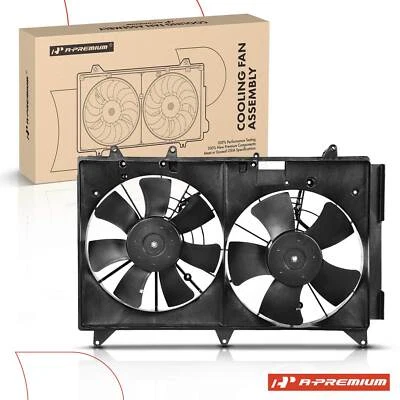 Radiator and Condenser Cooling Fan Assembly w/ Shroud for Mazda CX-7 2007-2009 - Image 1 of 4