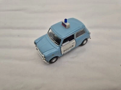 1/43 CORGI CARARAMA CLASSIC AUSTIN MINI COOPER POLICE DIECAST CAR COLLEZIONABILE - Immagine 1 di 4