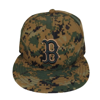 Boston Red Sox Talla 6 7/8 Digital Camuflada Nueva Era Ajustada MLB Gorra de Béisbol Gorra Foto 1 de 4