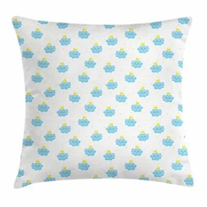 King Throw Pillow Cases Cushion Covers by Ambesonne Home Decor 8 Sizes - Picture 1 of 16
