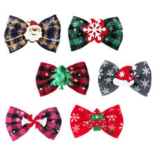 6 Pcs Christmas Hair Accessories Kids Clips for Girls Barrettes Flash