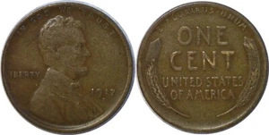 1917-S Lincoln Wheat Cent XF - Picture 1 of 3
