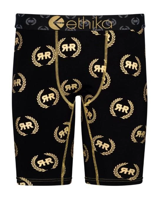Ethika 2-Pc Rick Ross Rich Forever FITKIT Ltd Ed Gold & Black Boxers & Socks NIB - Image 1 of 1