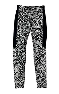 Nike Women's Size Small S Leg-A-See Printed Leggings 739967 010 Black/White - Picture 1 of 10