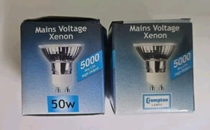 2x 50W GU10 Xenon Halogen Reflector Light Bulbs - Picture 1 of 3