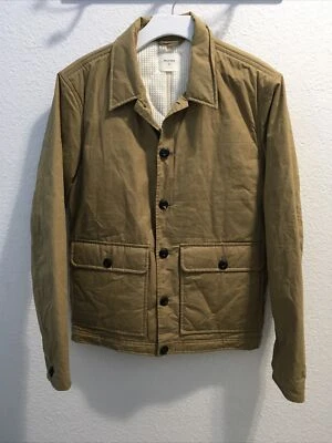 Chaqueta de Vuelo Billy Reid Algodón Encerado Marrón Tostado Talla S Foto 1 de 4