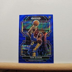 2022-23 Prizm Draft Picks Basketball Tari Eason BLUE WAVE Prizm 068/249 RC # 65