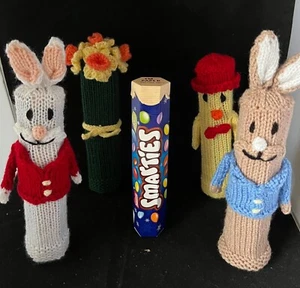 hand knitted Easter smarties cover - Picture 1 of 5