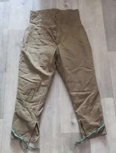 SOVIET Russian MILITARY UNIFORM WINTER PANTS FUFAIKA VATNIK TELOGREIKA Size 48-3 - Picture 1 of 8