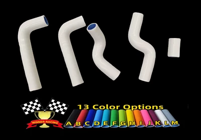 Manguera de silicona 5 piezas para BMW 1600/1800/1602/2002 TI/TII/TURBO 1966-1976 BLANCA Foto 1 de 3