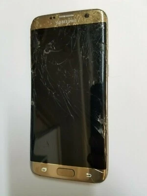 Teléfono inteligente celular Samsung Galaxy S7 Edge dorado SM-G935 32 GB Android GSM Foto 1 de 4