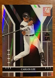 2004 Donruss Elite Turn of Century /750 CARLOS LEE #19 White Sox - Picture 1 of 1