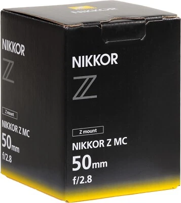 Nikon Z MC 50mm f/2.8 Macro Lens - 1 Year Warranty - Next Day Delivery - Image 1 of 3