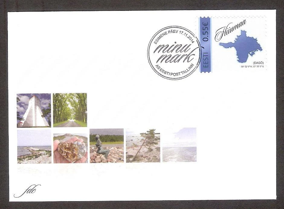 My Stamp Hiiumaa Lighthouse 2014 Estonia MNH stamp FDC Mi 811 - Image 1 of 1