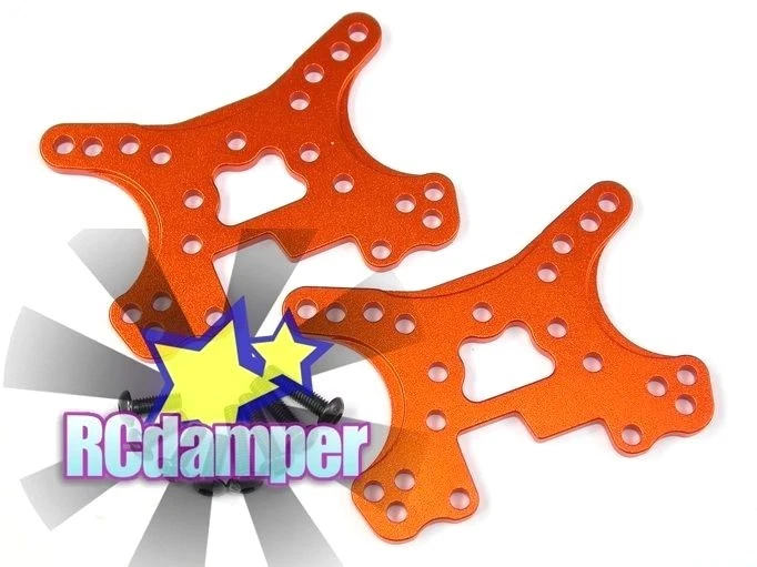 ALUMINUM FRONT+REAR SHOCK TOWER OR HPI 1/8 WR8 3.0 FLUX KEN BLOCK DAMPER PLATE - Image 1 of 1