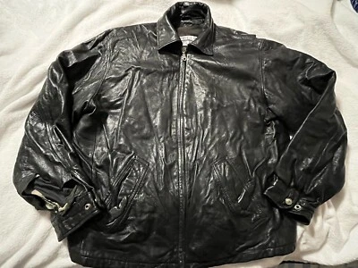 Pelle Studio куртка мужская средний полный молнии Thinsulate с подкладкой кожаное пальто поврежден - Изображение 1 из 4