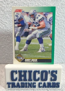 1991 Score Andy Heck #266 Seattle Seahawks - Picture 1 of 2