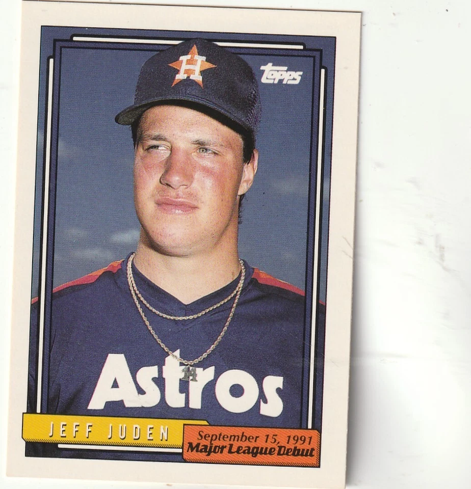 FREE SHIPPING-MINT-1991-92 Topps Major League Debut  Jeff Juden #95 QASTROS - Image 1 of 1