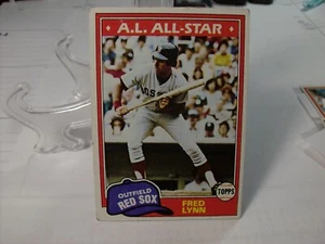 1981 Topps Baseball  #720 - Fred Lynn AS - Boston Red Sox   81-750 - Picture 1 of 2