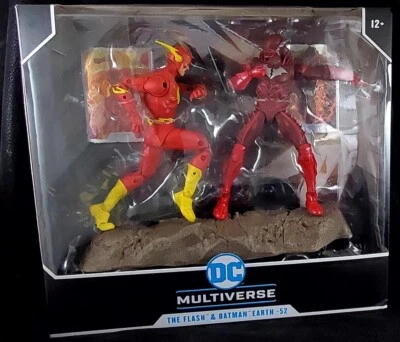 McFarlane DC Multiverse Earth 52 Batman Red Death and The Flash 7" pacote com 2 2020  - Imagem 1 de 4