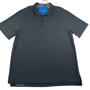 Robert Graham Poloshirt Herren XL Schwarz Kurzarm Blau Two Skull Logo Baumwolle - Bild 1 von 8