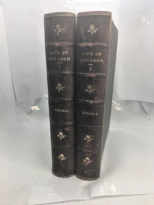 La vida de Samuel Johnson de James Boswell (Dos vols de tapa dura 1906) - Imagen 1 de 8