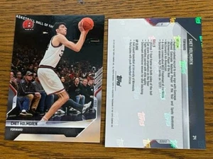 2022 BOWMAN NEXT TOPPS NOW BASKETBALL #34 CHET HOLMGREN GONZAGA BULLDOGS RC SP - Picture 1 of 1