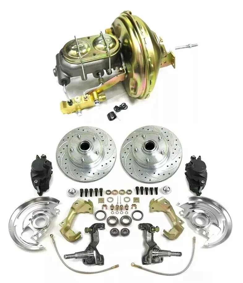 Oldsmobile Cutlass F85 Kit de Freno de Disco Delantero Conversión 9" Booster Master Stock Foto 1 de 2