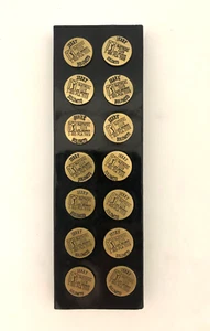 Golf Coin Ball Marker PGA Tour Partner Club Life Member Jerry Solomito Set Of 14 - Picture 1 of 4