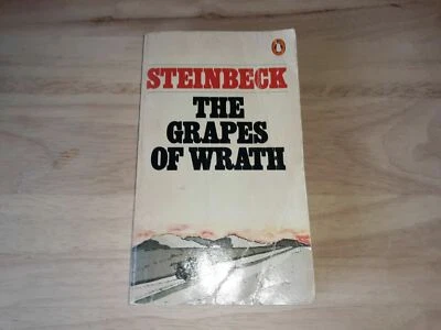 The Grapes of Wrath by John Steinbeck 1985 Penguin Books Foto 1 de 4