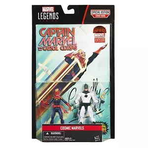 Hasbro Marvel Legends Comic 2016 paquete de 2 Captain Marvel 3 3/4" sin usar, en caja Carol Danvers - Imagen 1 de 2