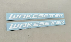 Malibu Wakesetter Decals SET OF 2 Vinyl Decal Stickers - Picture 1 of 4