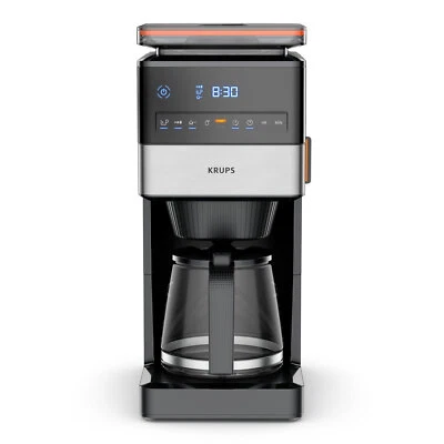 Krups KM8428 Grind Aroma XL Glas Filterkaffeemaschine 1,5 L inkl Kegelmahlwerk